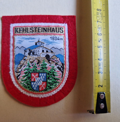 Kehlsteinhaus Saksa Vintage kangasmerkki