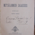 Palle Rosenkrantz: Metsälammen salaisuus, Suomi 1919. 293 s - pikkukuva 4