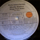 MIREILLE MATHIEU  ::  SINGS PAUL ANKA :: VINYYLI LP    1979 - pikkukuva 4