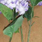 Violetit valkoiset kangaskukat pitkillä varsilla - pikkukuva 5