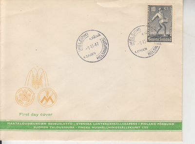 FDC 1947 Maanviljelysseurat