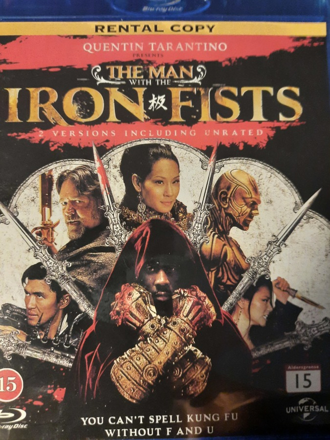 IRON FISTS BLU-RAY