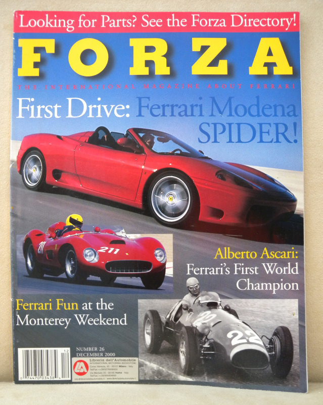 FORZA / The Magazine About Ferrari N:o 26-2000