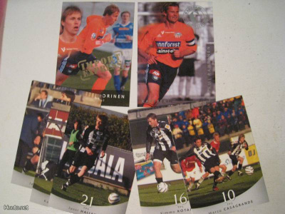 Veikkausliiga Cardset 2004 jalkapallo kortteja