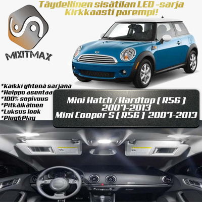 Mini Cooper (R56) Sisätilan LED-sarja 17-osainen