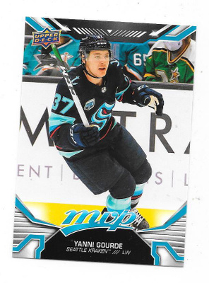 2022-23 Upper Deck MVP #154 Yanni Gourde , Seattle Kraken