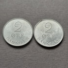 Tanska 2 öre 1969, 2kpl - pikkukuva 1