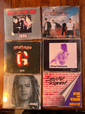 Cds-levyjä 36 kpl. Ulkom. rock, pop ym.