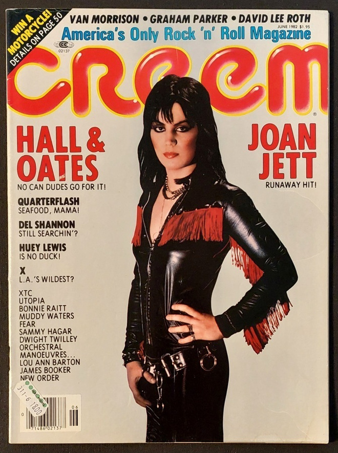 Creem Magazine 1982 : Joan Jett , DLR / Van Halen , X