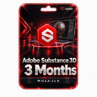 Adobe Substance 3D 3 kuukauden tilaus, aktivointikoodi - pikkukuva 1