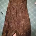 Uman- Juhla mekko ruskea kimaltava patina S/M ( 38) ks.mitat - pikkukuva 2