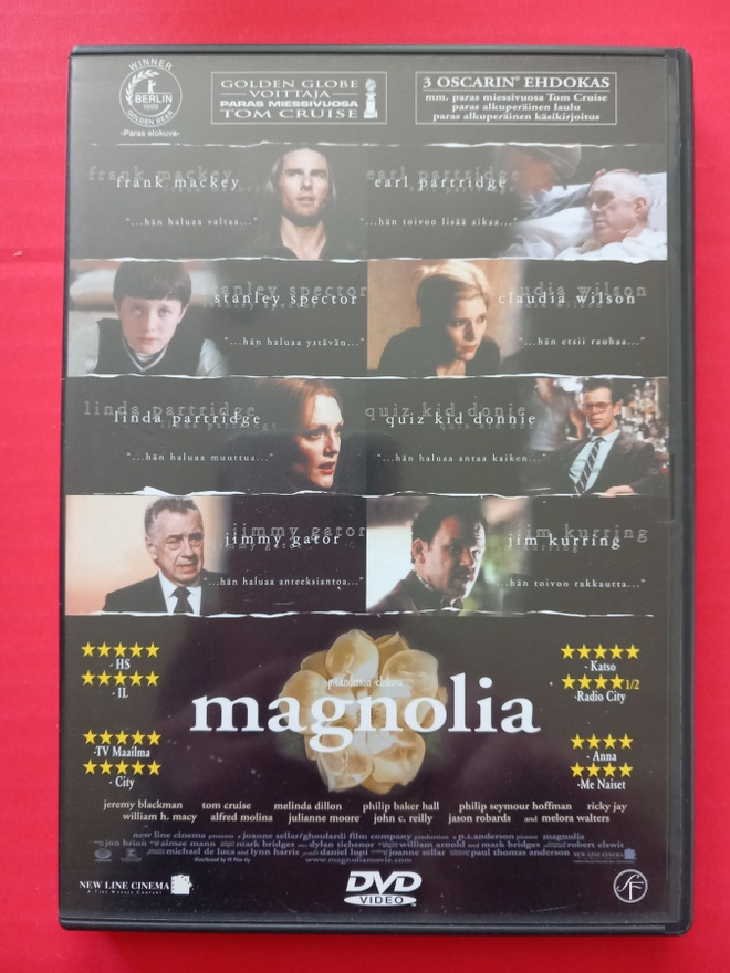 Magnolia Suomi dvd
