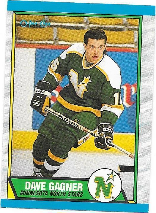 1989-90 OPC #109 Dave Gagner Minnesota North Stars