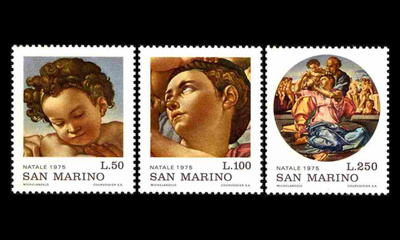 San Marino 1102-4 ** Joulu (1975)
