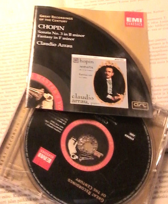 Claudio Arrau – Piano Sonata No. 3; Fantasy (CD)