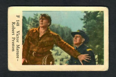 Keräilykuva - Victor Mature - Robert Preston F 148