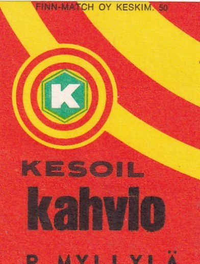 Oulu. Kahvio P. Myllylä, KESOIL    b585