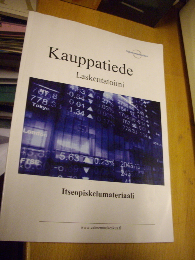 Kauppatiede, Laskentatoimi ITSEOPISKELUMATERIAALI (Sis.pk:t)