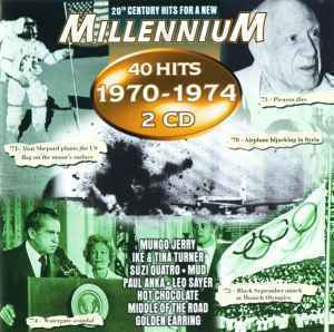 MILLENNIUM, 40 HITS 1970-1974 (2-CD), mm. Mud, S.Quatro