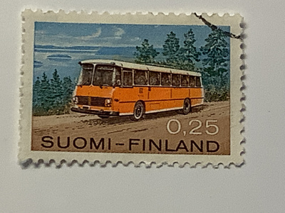699 / 1971 M63 Postilinja-auto o leimattu