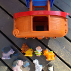 Fisher price laiva ja eläin hahmoja - pikkukuva 1