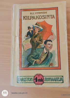 HARVINAINEN 109 VUOTTA VANHA R. E. VERNEDE: KILPAKOSINTA
