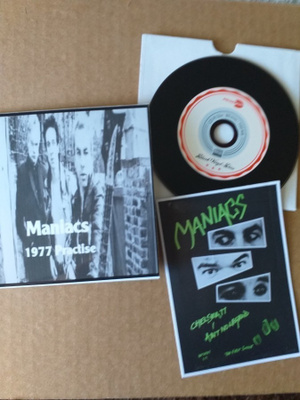 MANIACS practise demo 1977  ...uk kbd punk legends