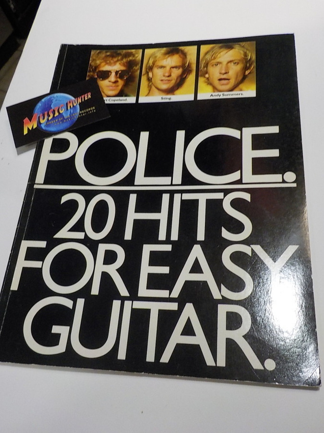 POLICE - 20 HITS FOR EASY GUITAR NUOTTIKIRJA