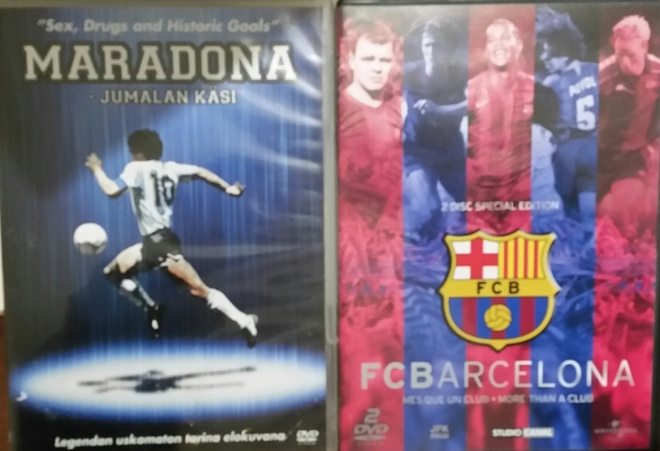 FC Barcelona (2005) +Maradona - Jumalan käsi-DVD