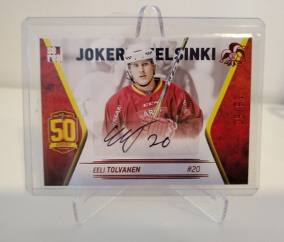 2017-18 Sereal Eeli Tolvanen Signature, Jokerit /50