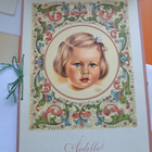 lapsi, äidille  taittokortti,  kulkenut 1947 - pikkukuva 1