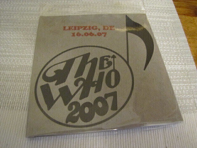 The Who Leiptzig Saksa 16.6.2007 2x cd uusi