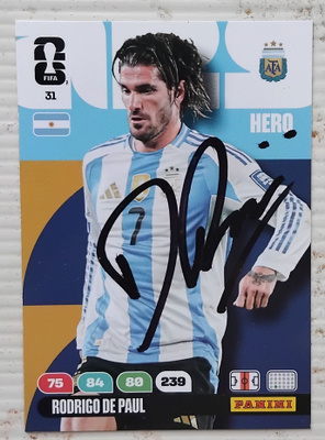 Rodrido de Paul Argentina signed