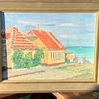 OSKAR ÅHRBERG ”Motiv från Frederikshavn" öljymaalaus - pikkukuva 1