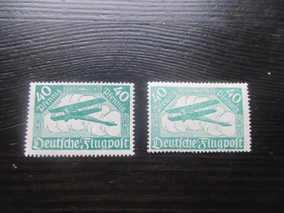 Deutsches Reich: Lentopostimerkki 40Pf 1919 *