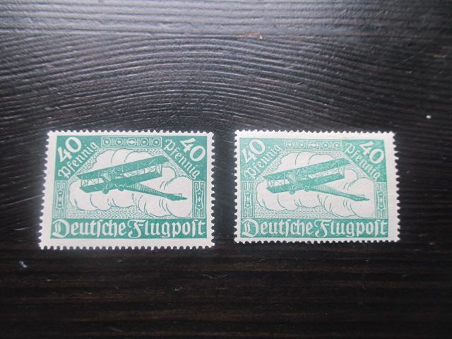 Deutsches Reich: Lentopostimerkki 40Pf 1919 *