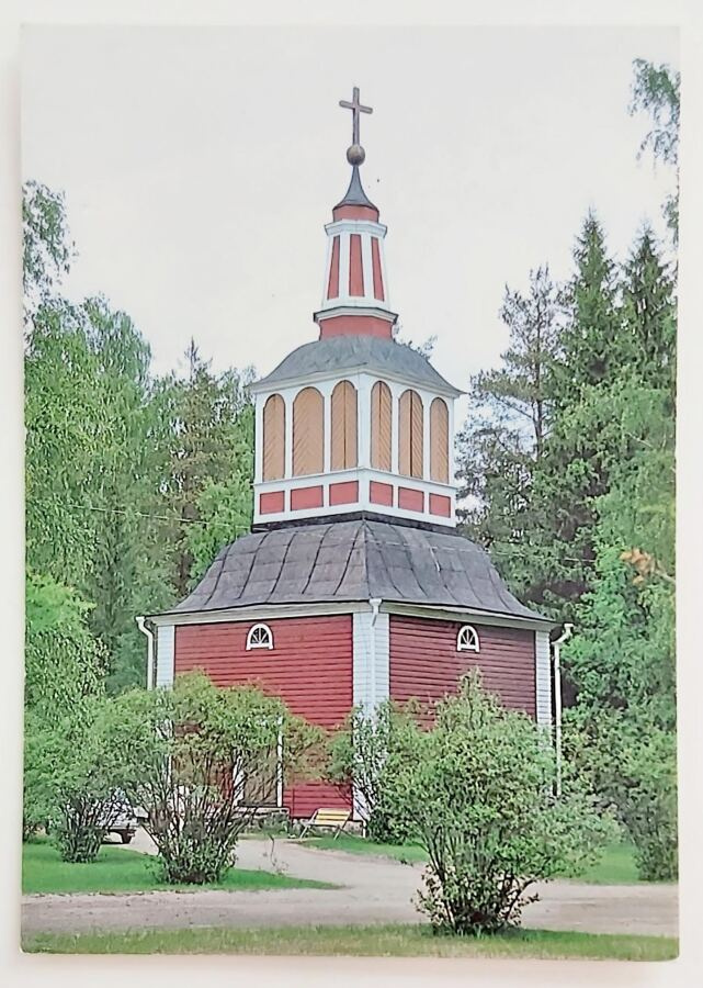 "RAUTALAMMIN KELLOTAPULI 1758"-KULKEMATON POSTIKORTTI