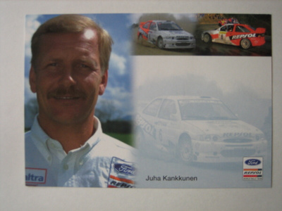 Ford rallikortti 13 B: Ford Escort Cosworth / Juha Kankkunen