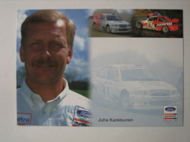 Ford rallikortti 13 B: Ford Escort Cosworth / Juha Kankkunen