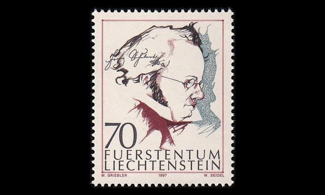 Liechtenstein 1147 ** Säveltäjä Franz Schubert (1997)