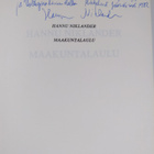 Hannu Niklander : Maakuntalaulu (signeerattu, tekijän omi... - pikkukuva 3