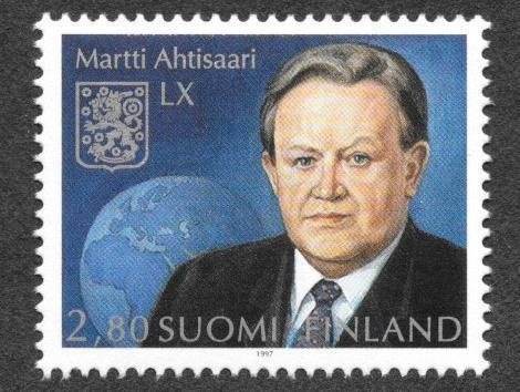 Martti Ahtisaari 60v 1997 (LAPE 1386) **
