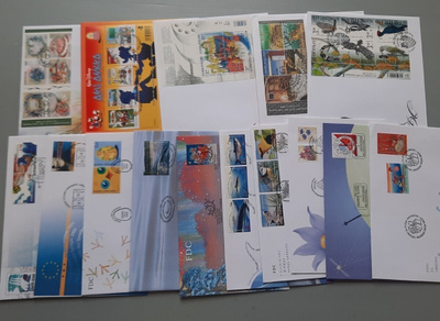 FDC Suomi erä 2001, 15eril, vihko blokki ym