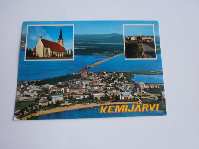 Kemijärvi, kolmikuvakortti, ei p.