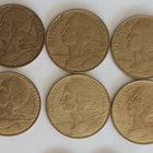 7 kpl Ranska 20 centimes 1967-1982, 4 kuvaa - pikkukuva 2
