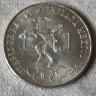 Hopea kolikko Mexico 25 pesos 1968 - pikkukuva 1