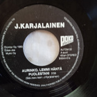 SINGLE- LEVY:  J. KARJALAINEN    POKO RECORDS AUTOM 22 - pikkukuva 1