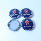 Saab vannekeskiöt – Vakiologo + SAAB, Kromi-sininen-punain - pikkukuva 2