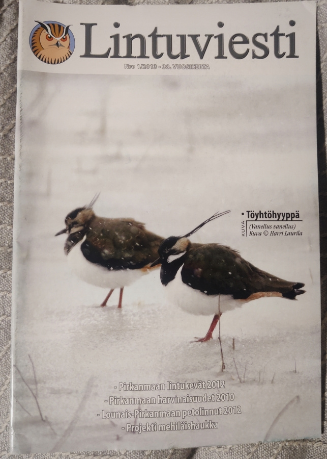 LINTUVIESTI 1/2013 Pily yhdistyslehti