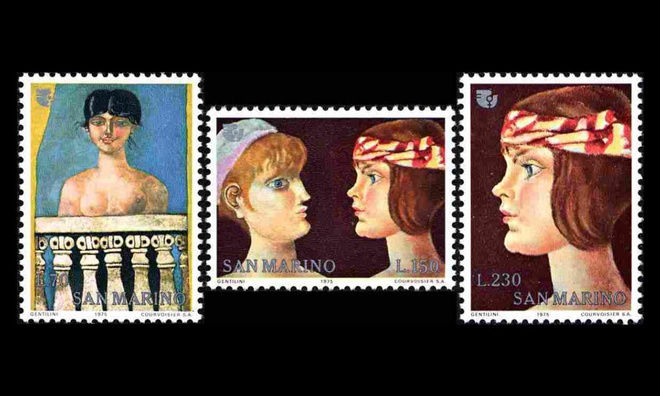 San Marino 1099-101 ** Kansainvälinen naisten vuosi (1975)